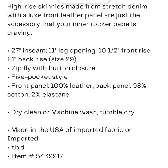 Black leather pants - Picture 5 of 10